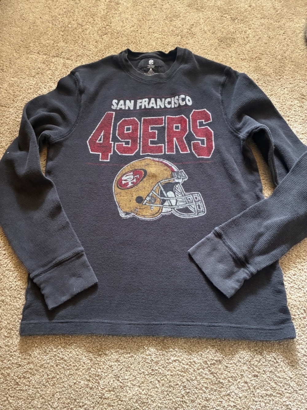 San Francisco 49ers Black Thermal Sweater